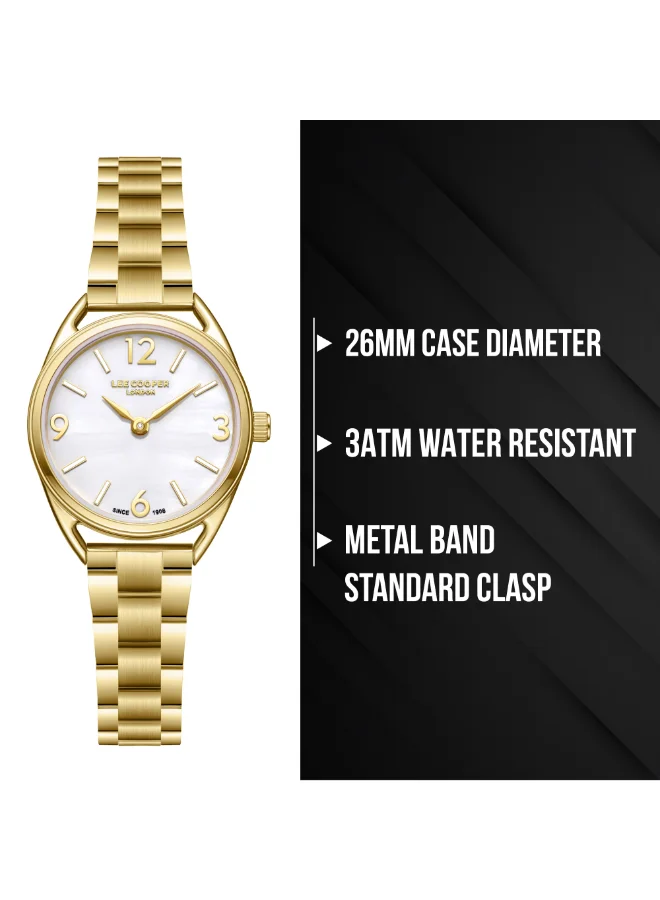 Lee Cooper  Women's METAL Analog Watch LC08265.120 - 26 mm for Women | Best Price UAE